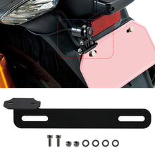 Load image into Gallery viewer, Motorcycle Rear Light Mount Bracket Holder Right Left for Video Camera Mounts License Plate Pressure Base Bracket Adapter
