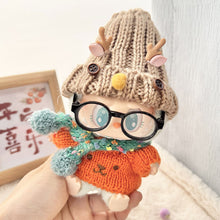 Load image into Gallery viewer, Miniature Lovely Sweater with Deer Horn Hat for 17cm Labubu Dolls Cute DIY Doll Clothes Fashion Accessories Lovely Outfit Gifts for Girls Friends
