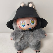 Load image into Gallery viewer, Silicone Doll Bucket Hat for Dollhouse Miniature 17cm Labubu Color Match Fisherman's Hat Kawaii Cute Doll Accessories Kids Girls Toys
