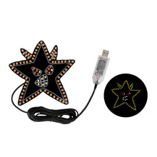 Load image into Gallery viewer, USB Car Window Lights LED Star Decorative Lights Creative Rear Window Ambient Lighting Car Interior Accessories
