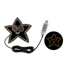 Load image into Gallery viewer, USB Car Window Lights LED Star Decorative Lights Creative Rear Window Ambient Lighting Car Interior Accessories
