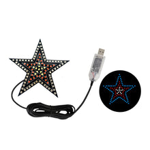 Load image into Gallery viewer, USB Car Window Lights LED Star Decorative Lights Creative Rear Window Ambient Lighting Car Interior Accessories
