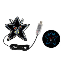 Load image into Gallery viewer, USB Car Window Lights LED Star Decorative Lights Creative Rear Window Ambient Lighting Car Interior Accessories
