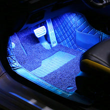 Load image into Gallery viewer, 4pcs/Set Car Ambient LED Light USB/Cigarette Lighter Powered Footwell Lights Interior Lighting DIY Atmosphere Decoration
