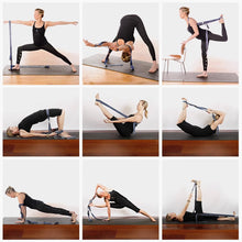 Load image into Gallery viewer, 1PC 1.8M*3.8CM Non-Elastic Yoga Resistance Band Yoga Auxiliary Stretching Rope With Loop Buckle Professional Yoga Supplies
