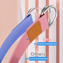 Load image into Gallery viewer, 1PC 1.8M*3.8CM Non-Elastic Yoga Resistance Band Yoga Auxiliary Stretching Rope With Loop Buckle Professional Yoga Supplies
