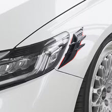Load image into Gallery viewer, 2Pcs Car Rear Quarter Panel Louver Decals Side Window Vent Stickers 3D ABS Covers Car Exterior Accessories
