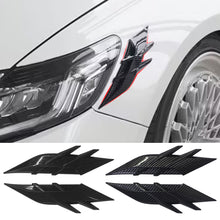 Load image into Gallery viewer, 2Pcs Car Rear Quarter Panel Louver Decals Side Window Vent Stickers 3D ABS Covers Car Exterior Accessories
