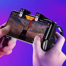 Load image into Gallery viewer, Multi-function PUBG Game Controller 4-Finger Grips Physical Anti-Recoil Cheat Device Universal for iOS/Android-K21
