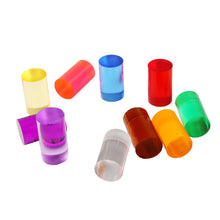 Load image into Gallery viewer, 1PC 1.5*2.9CM Transparent Colorful Pool Cue Ferrule Solid Plastic Ferrule for American and Snooker Cues Billiards Replacement Accessories
