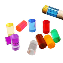 Load image into Gallery viewer, 1PC 1.5*2.9CM Transparent Colorful Pool Cue Ferrule Solid Plastic Ferrule for American and Snooker Cues Billiards Replacement Accessories

