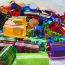 Load image into Gallery viewer, 1PC 1.5*2.9CM Transparent Colorful Pool Cue Ferrule Solid Plastic Ferrule for American and Snooker Cues Billiards Replacement Accessories
