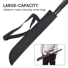Load image into Gallery viewer, Professional Large Capacity Kids Archery Quiver Adjustable Waist-Wearable Arrow Storage Bag for Outdoor Sports and Practice
