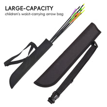 Load image into Gallery viewer, Professional Large Capacity Kids Archery Quiver Adjustable Waist-Wearable Arrow Storage Bag for Outdoor Sports and Practice
