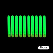 Load image into Gallery viewer, 10PCS 1.5 Inch Professional Fishing Glow Sticks Super Bright Night Fishing Float Glow Sticks Fishing Accessories

