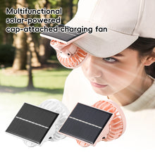 Load image into Gallery viewer, Multi-Functional Clip-On Fan With USB Charging And Solar Power Portable Desktop Fan For Outdoor Mountain Climbing Travel
