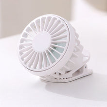 Load image into Gallery viewer, Multi-Functional Clip-On Fan With USB Charging And Solar Power Portable Desktop Fan For Outdoor Mountain Climbing Travel
