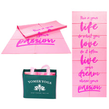 Load image into Gallery viewer, 173*61*0.5CM Portable Foldable Yoga Mat Anti-Slip Shock-Absorbing Mat For Fitness Camping And Rest
