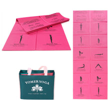 Load image into Gallery viewer, 173*61*0.5CM Portable Foldable Yoga Mat Anti-Slip Shock-Absorbing Mat For Fitness Camping And Rest
