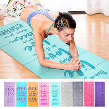 Load image into Gallery viewer, 173*61*0.5CM Portable Foldable Yoga Mat Anti-Slip Shock-Absorbing Mat For Fitness Camping And Rest
