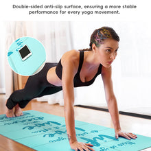 Load image into Gallery viewer, 173*61*0.5CM Portable Foldable Yoga Mat Anti-Slip Shock-Absorbing Mat For Fitness Camping And Rest

