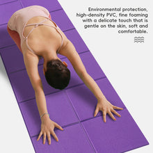Load image into Gallery viewer, 173*61*0.5CM Portable Foldable Yoga Mat Anti-Slip Shock-Absorbing Mat For Fitness Camping And Rest
