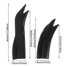 Load image into Gallery viewer, Pair Car Rear Bumper Corner Guards Sports Lip Spoiler for Sedans 3D Airflow Rear Valance Upgrade Kit
