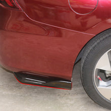 Load image into Gallery viewer, Pair Car Rear Bumper Corner Guards Sports Lip Spoiler for Sedans 3D Airflow Rear Valance Upgrade Kit
