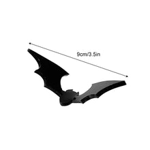 Load image into Gallery viewer, Halloween 3D Acrylic Bat Cake Topper Cupcake Decorations Reusable Spooky Flying Gothic Wedding Halloween Party Cake Accessories Decor
