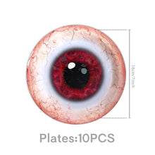 Load image into Gallery viewer, Halloween Eyeball Theme Party Supplies Set Scary Disposable Tableware Kit Plates/Napkins/Banner/Tablecloth Decor All-in-One Pack
