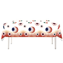 Load image into Gallery viewer, Halloween Eyeball Theme Party Supplies Set Scary Disposable Tableware Kit Plates/Napkins/Banner/Tablecloth Decor All-in-One Pack
