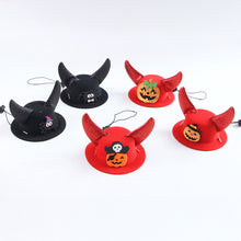 Load image into Gallery viewer, 2025 Halloween Pet Horns Adjustable for Cats Dogs Funny Party Hats Cute Devil Costume Trick or Treat Gear Satanic Pet Accessories
