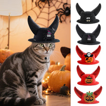 Load image into Gallery viewer, 2025 Halloween Pet Horns Adjustable for Cats Dogs Funny Party Hats Cute Devil Costume Trick or Treat Gear Satanic Pet Accessories

