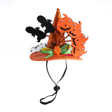 Load image into Gallery viewer, Halloween Pet Hat Adjustable for Cats Dogs Funny Party Hats Cute Devil Costume Trick or Treat Gear Satanic Pet Accessories
