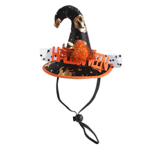 Load image into Gallery viewer, Halloween Pet Hat Adjustable for Cats Dogs Funny Party Hats Cute Devil Costume Trick or Treat Gear Satanic Pet Accessories
