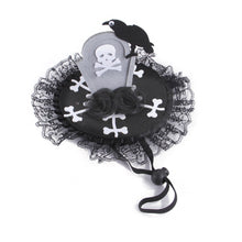 Load image into Gallery viewer, Halloween Pet Hat Adjustable for Cats Dogs Funny Party Hats Cute Devil Costume Trick or Treat Gear Satanic Pet Accessories
