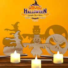 Load image into Gallery viewer, Halloween Projection Wooden Decor Creepy Shadow Show Spooky Projector Halloween Party Supplies Eerie Atmosphere Creator
