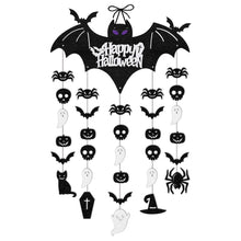 Load image into Gallery viewer, Seasonal Halloween Bat Hanger Cardstock Festive Ornament Indoor and Outdoor Halloween Accessory Halloween Gift Idea
