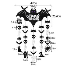 Load image into Gallery viewer, Seasonal Halloween Bat Hanger Cardstock Festive Ornament Indoor and Outdoor Halloween Accessory Halloween Gift Idea
