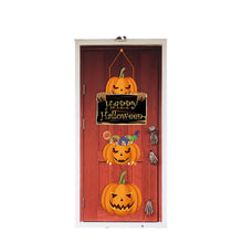 Load image into Gallery viewer, Halloween Pumpkin Witch Hat Hanger Cardstock Festive Ornament Indoor and Outdoor Halloween Accessory
