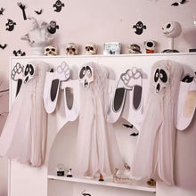 Load image into Gallery viewer, Halloween Hanging Decor Ghost Witch Spider Pumpkin Paper Lanterns DIY Halloween Hanging Crafts Halloween Porch Ceiling Hangings
