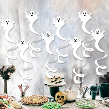 Load image into Gallery viewer, Halloween Spiral Hanging Decor Haunted House Prop Creepy Hanging Ornaments Ghost &amp; Demon Hand Flying Indoor/Outdoor Halloween Decor
