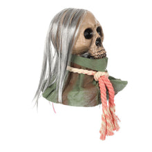Load image into Gallery viewer, Automatic Halloween Jump Scare Ghost Motion Sound Activated Big Hanging Electric Halloween Decor Screaming Hanging Ghost Prop with Sensor
