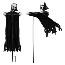 Load image into Gallery viewer, Scream Scarecrow Halloween Ghost Terror Scary Yard Display Farm Props aunted Lawn Ornament Bird Repellent Spooky Garden Protector
