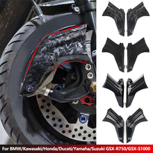 Load image into Gallery viewer, Pair Motorcycle Brake Cooling Duct Brake System Air Guide Cooling Kit Accessory for BMW/Kawasaki/Honda/Ducati/Yamaha/Suzuki GSX-R750/GSX-S1000

