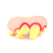 Load image into Gallery viewer, Funny Fake Teeth Multiple Shapes Gag Prop for April Fools' Day Halloween Party Prank Toy Soft Rubber Buck Teeth Costume Accessory for Kids Adults
