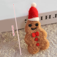 Load image into Gallery viewer, Wool Felt Christmas Pendants Hand Sewing Felt Snowmen Xmas Tree Wreath Socks Gloves Hanging Ornaments Party Decor
