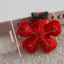 Load image into Gallery viewer, Wool Felt Christmas Pendants Hand Sewing Felt Snowmen Xmas Tree Wreath Socks Gloves Hanging Ornaments Party Decor
