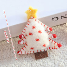 Load image into Gallery viewer, Wool Felt Christmas Pendants Hand Sewing Felt Snowmen Xmas Tree Wreath Socks Gloves Hanging Ornaments Party Decor

