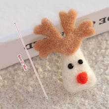 Load image into Gallery viewer, Wool Felt Christmas Pendants Hand Sewing Felt Snowmen Xmas Tree Wreath Socks Gloves Hanging Ornaments Party Decor
